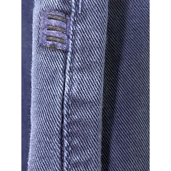 Vintage Esprit Sport Pleated High Waist Cotton Trousers Navy Blue Modern Size S - Picture 9 of 9